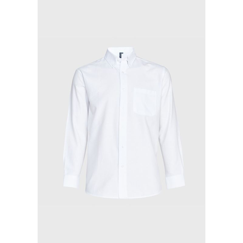 JAYSON - Camisa Oxford Regular Bolsillo Pegado M/L
