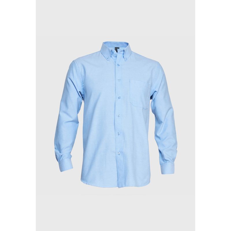 JAYSON - Camisa Oxford Regular Bolsillo Pegado M/L