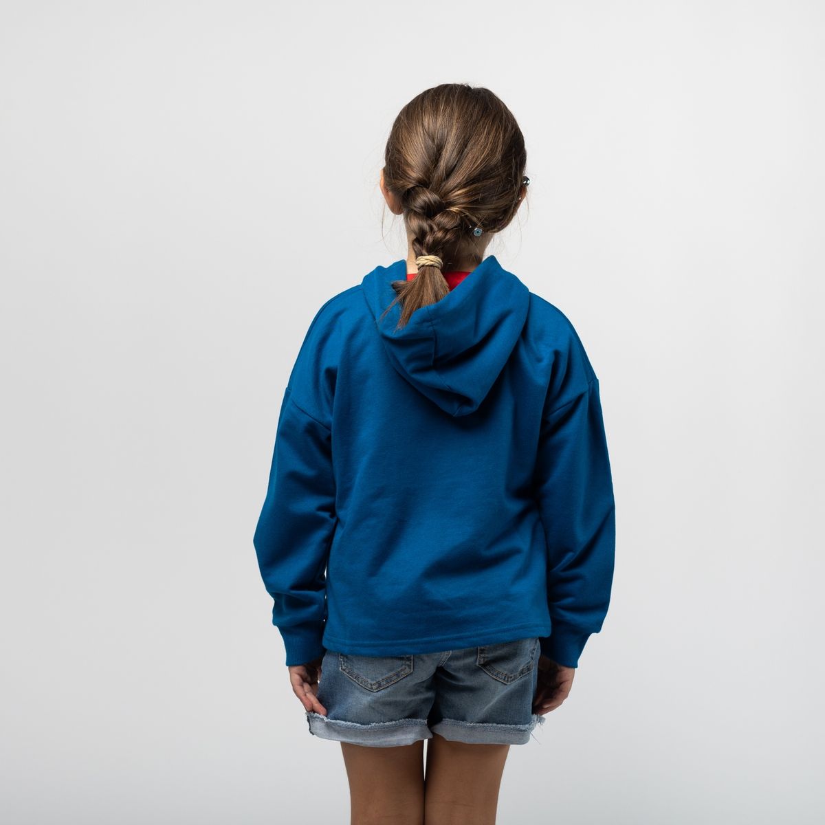 DISNEY - Poleron Niña Minnie Hello Azul Disney