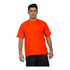 90 GRADOS - Polera polo unisex color Naranjo 100 Algodón