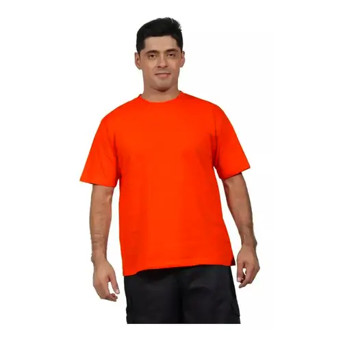 90 GRADOS - Polera polo unisex color Naranjo 100 Algodón