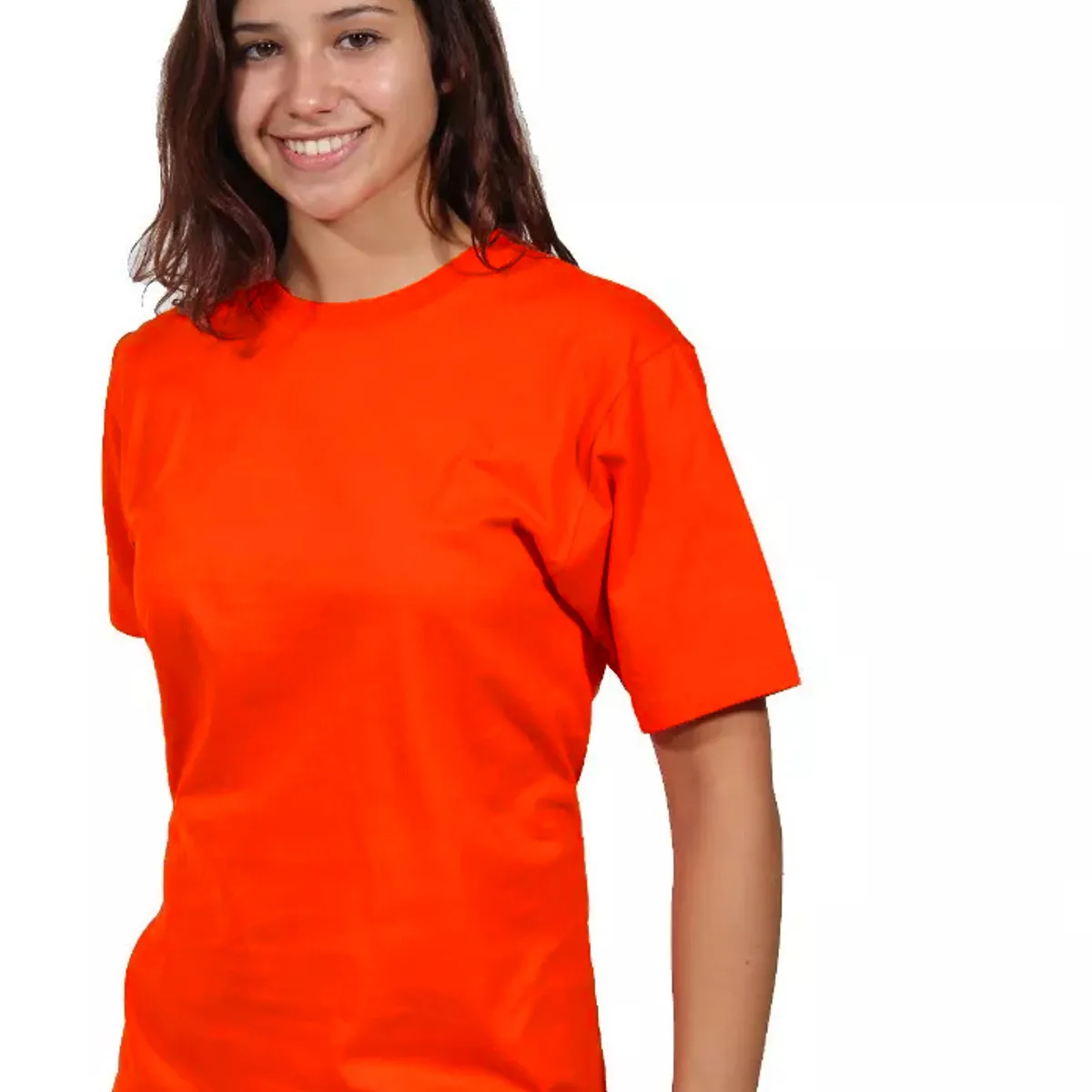 90 GRADOS - Polera polo unisex color Naranjo 100 Algodón