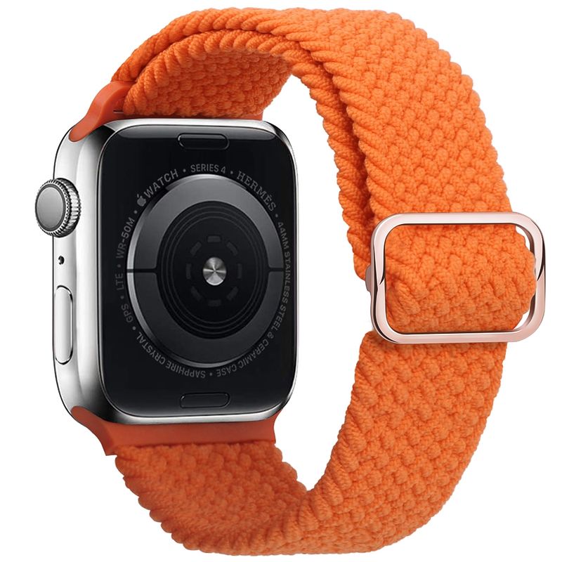 GENERICO - Correa Trenzada Iwatch Applewatch Naranja 38-40-41MM