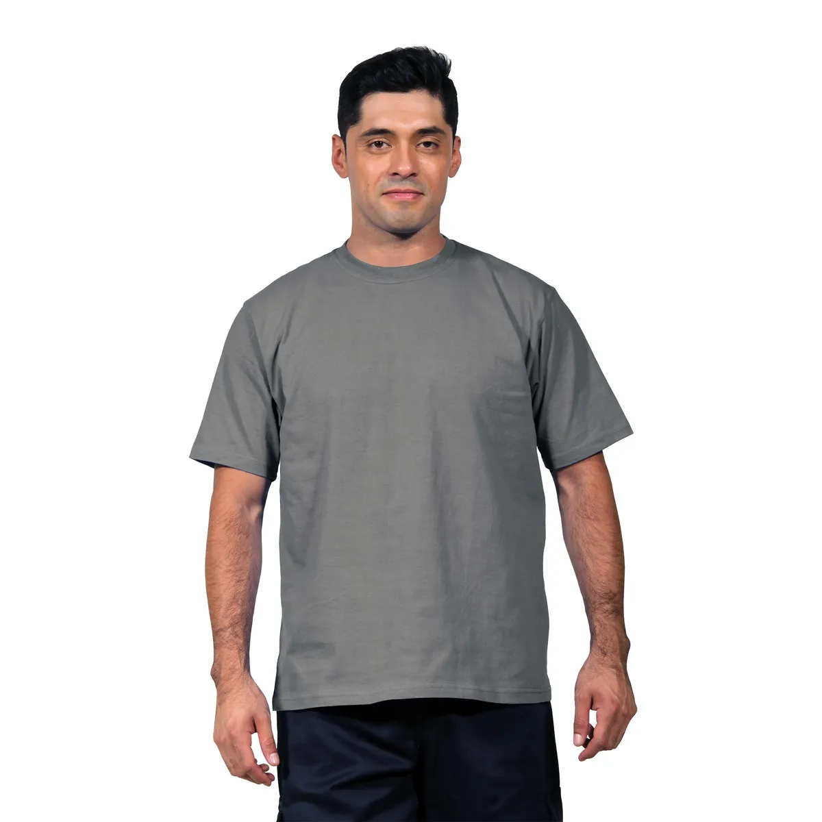 90 GRADOS - Polera polo unisex color Gris 100 Algodón