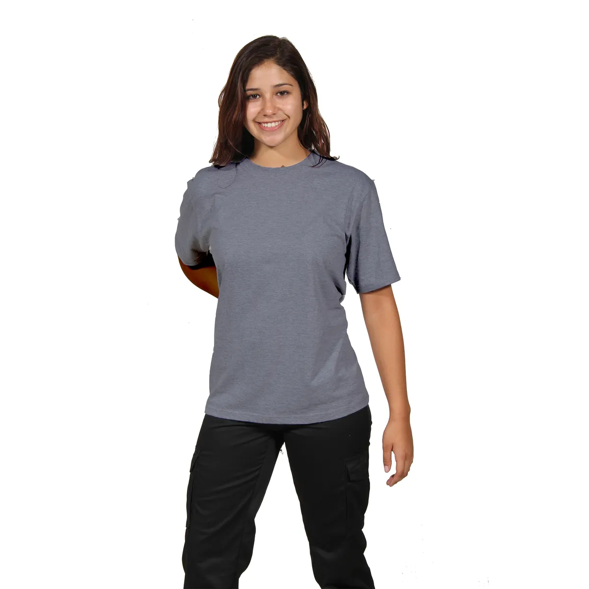 90 GRADOS - Polera polo unisex color Gris 100 Algodón