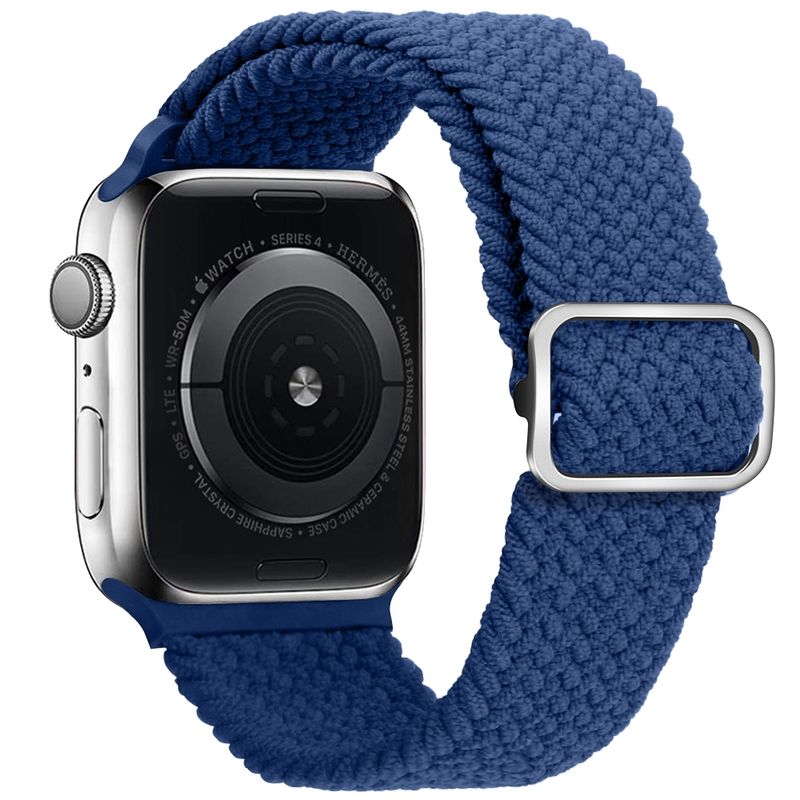 GENERICO - Correa Trenzada Iwatch Applewatch Azul 42-44-45MM