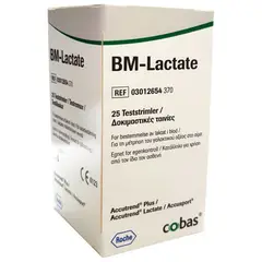 ROCHE - Tiras Reactivas Accutrend Lactato 25 Und