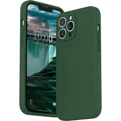 CELLBOX - Carcasa Silicona con Protector Cámara para iPhone 12 Pro Max - Verde…