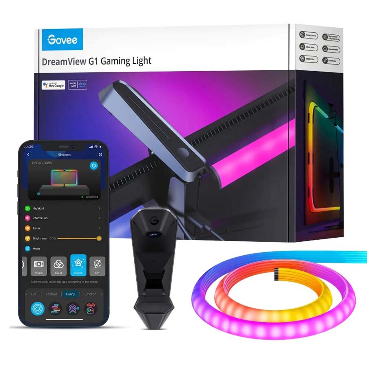 GOVEE - Luz para Juegos DreamView G1 para PC - Govee