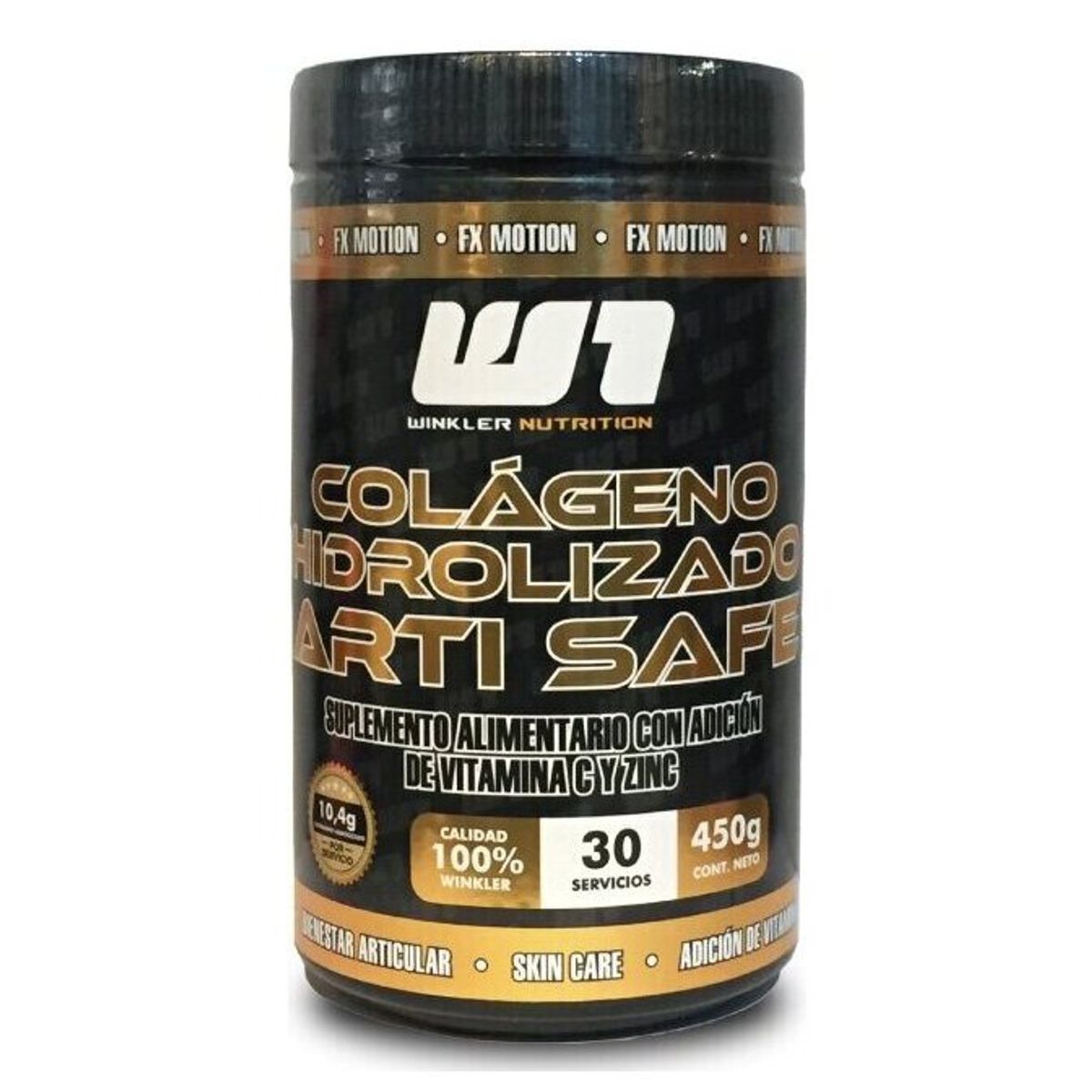 WINKLER NUTRITION - Colágeno Hidrolizado Sabor Frutos Rojos 450 Grs.