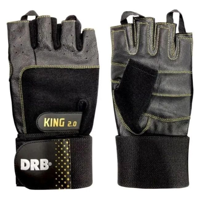 DRB - Guantes Fitness King Drb Cuero - Entrenamiento Y Pesas