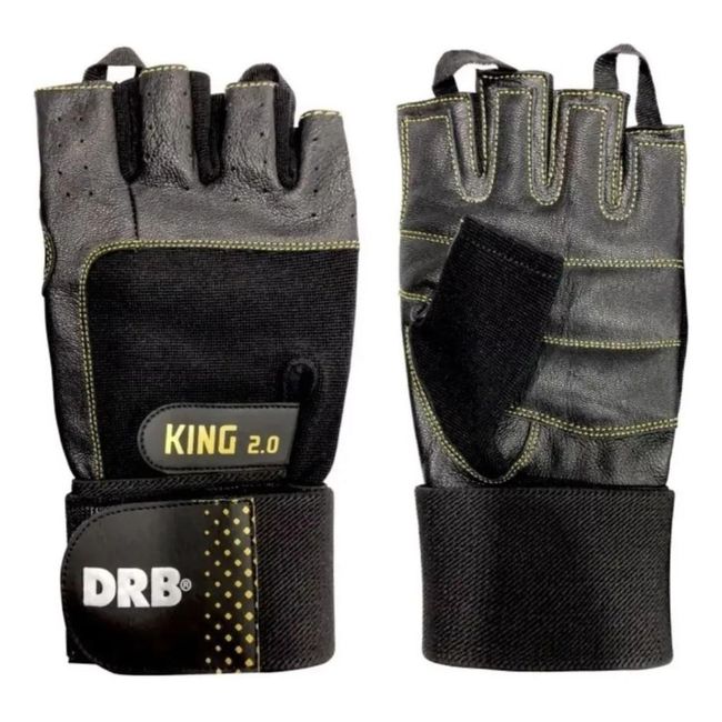 DRB - Guantes Fitness King Drb Cuero - Entrenamiento Y Pesas