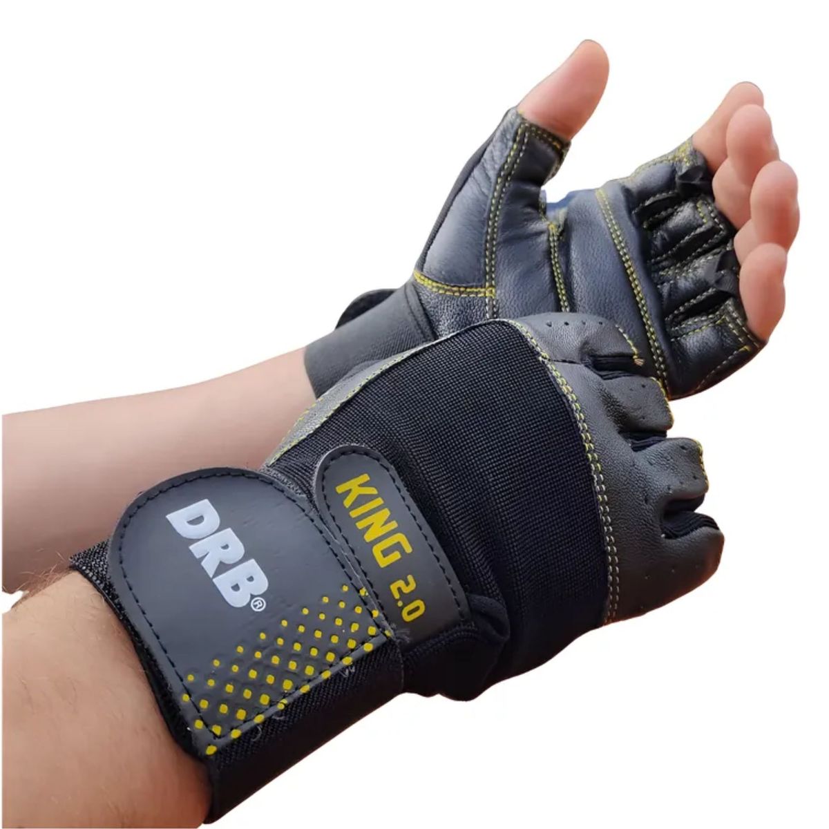 DRB - Guantes Fitness King Drb Cuero - Entrenamiento Y Pesas