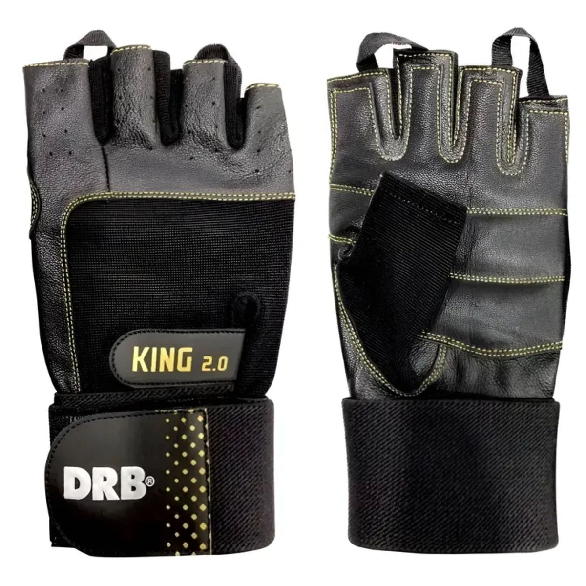 DRB - Guantes Fitness King Drb Cuero - Entrenamiento Y Pesas
