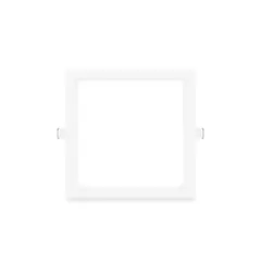 DEMASLED - Foco LED cuadrado blanco Embutido 145x145cm 9W Blanco Neutro