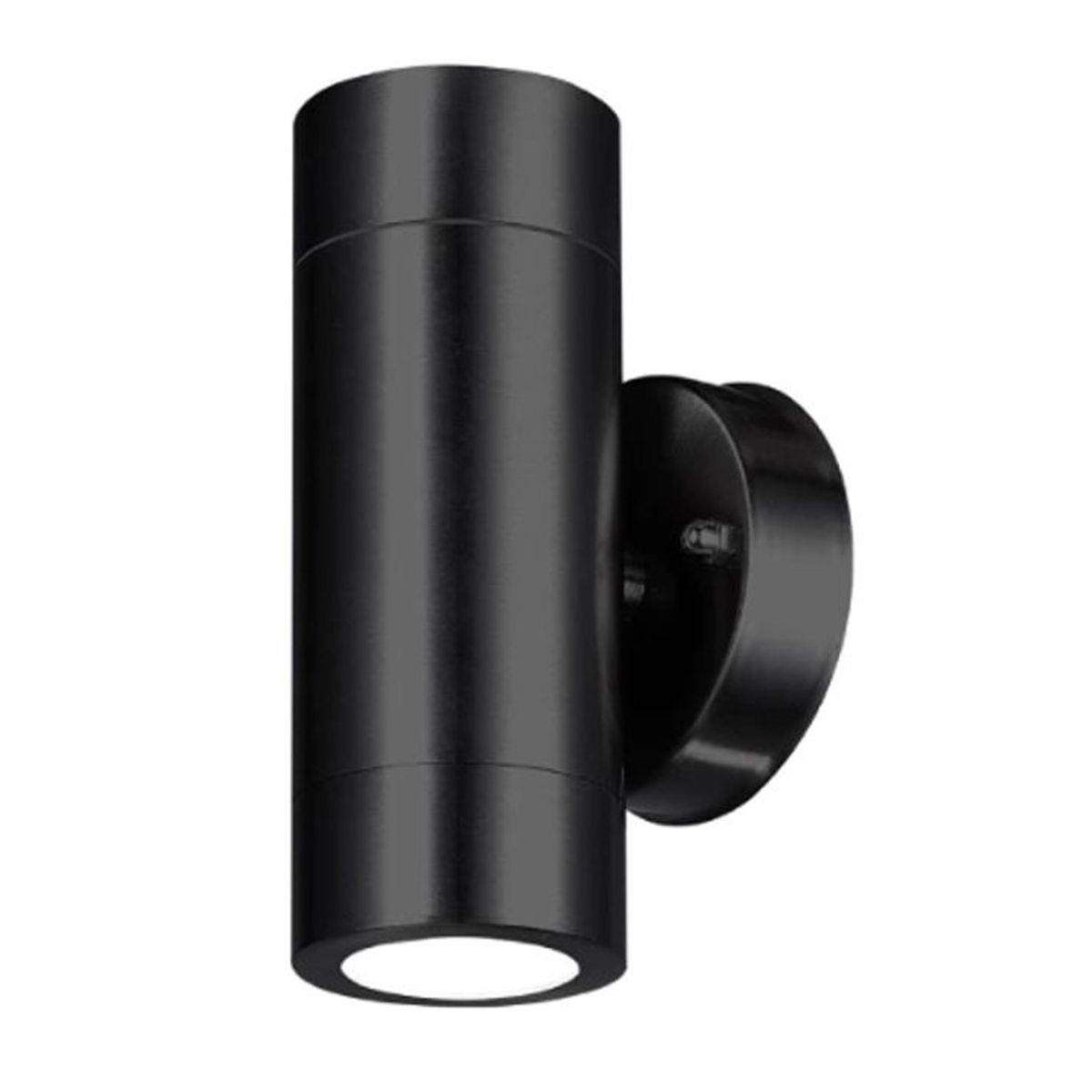 DEMASLED - Foco Aplique Redondo Lampara Bidireccional Negro 220v Ip54