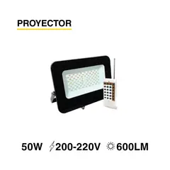 DEMASLED - Foco Proyector de área LED IP65 50W RGB SEC