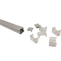 DEMASLED - Perfil de Aluminio para Tira LED Empotrable 17x145mm 2M