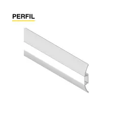 DEMASLED - Perfil Aluminio Curvo Para Cinta Led 52x8mm Cover Opal