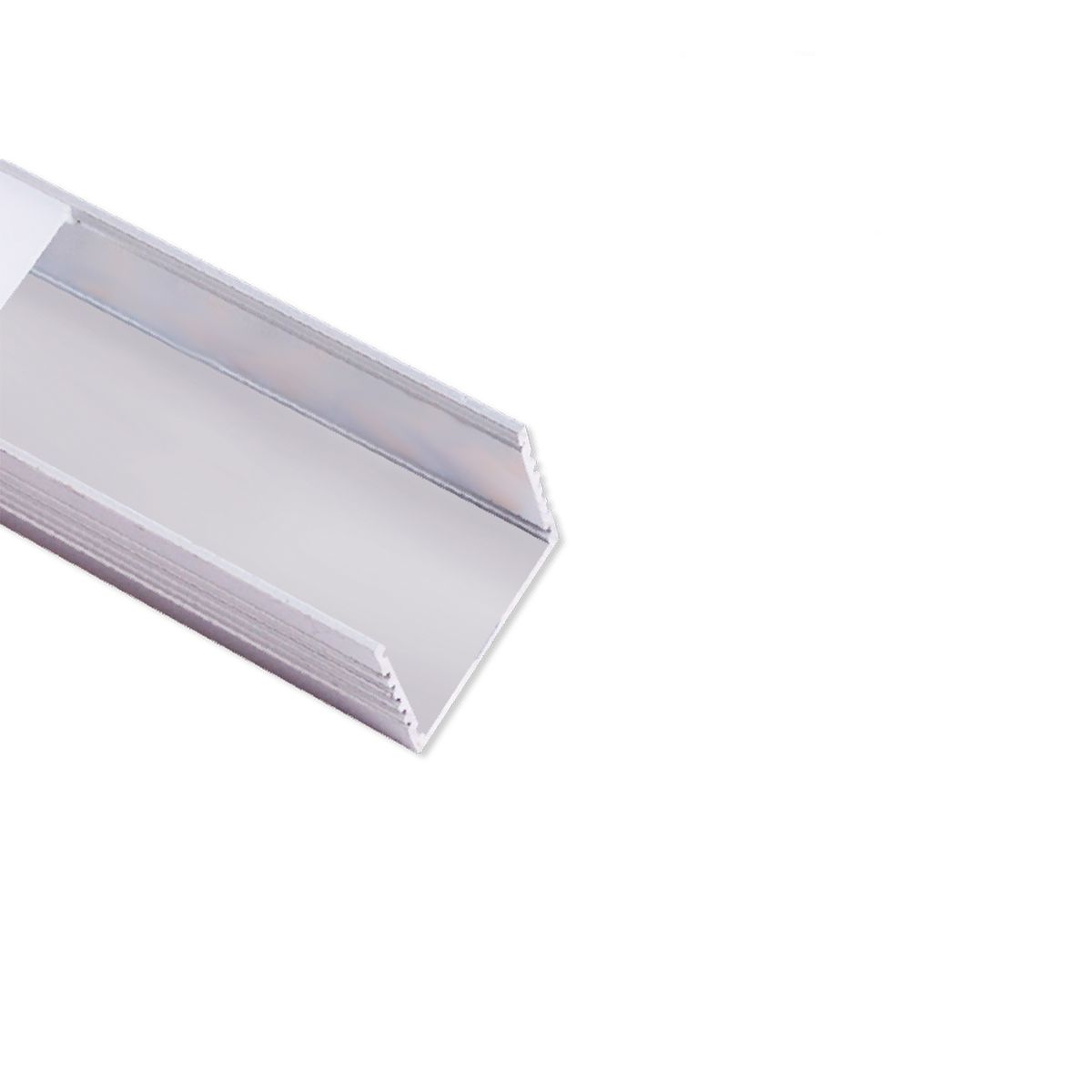 DEMASLED - Perfil Aluminio Difusor Plano Doble Cinta Led 35x35mm