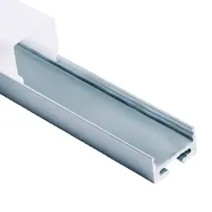 DEMASLED - Perfil de Aluminio LINEAR 20x11mm Cover Cuadrado Opal 2m