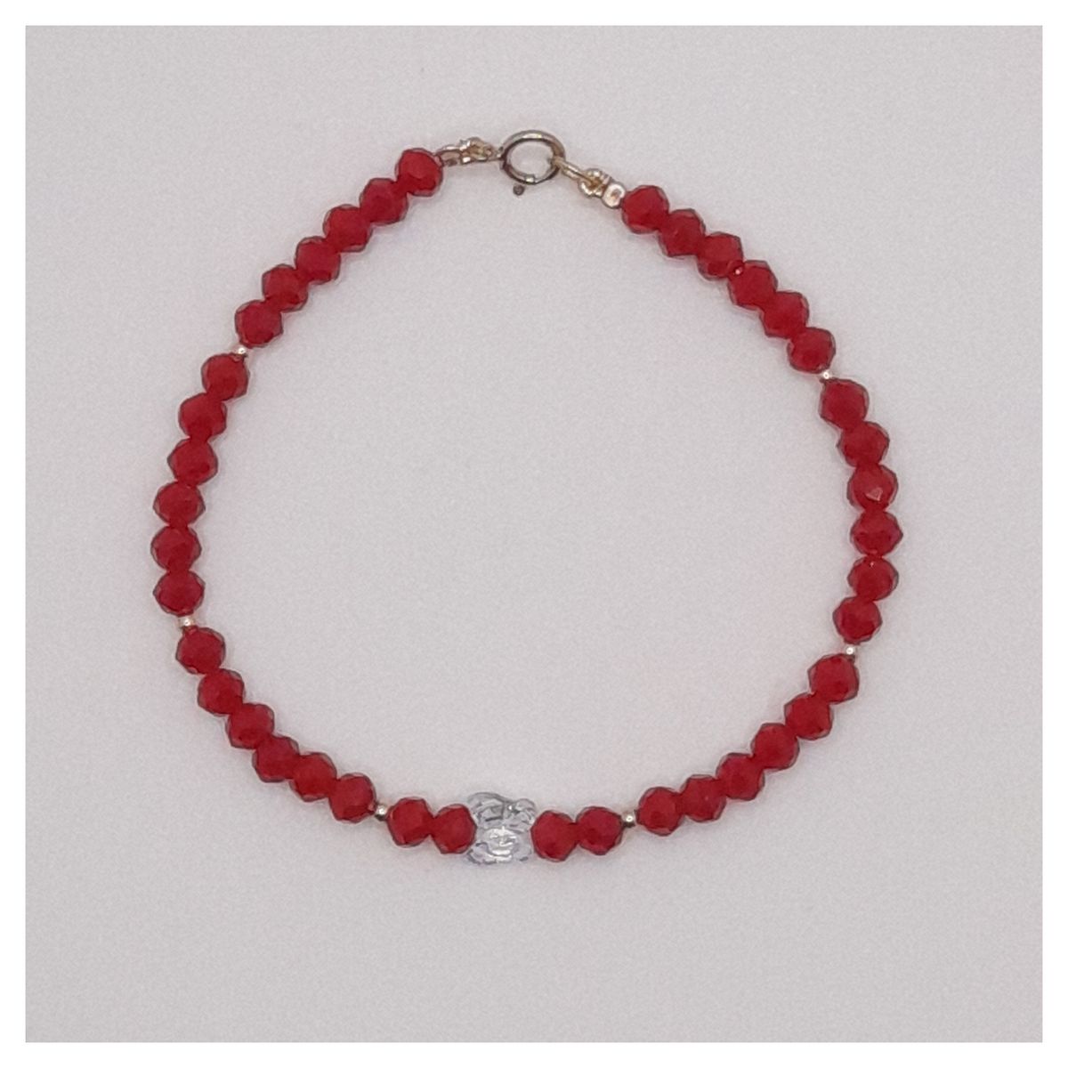 CAT JOYAS - Pulsera cristales Swarovski forma de mariposa Gold Filled 14K