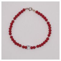 Pulsera cristales Swarovski forma de mariposa Gold Filled 14K