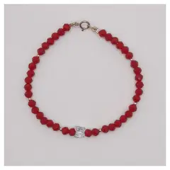 CAT JOYAS - Pulsera de cristales cristal Swarovski forma de mariposa gold filled 14K