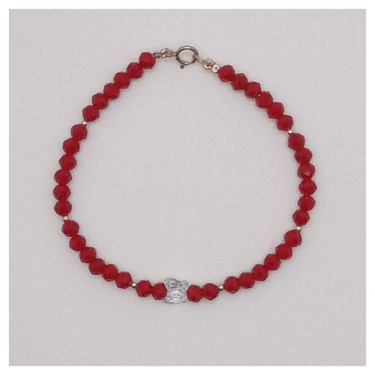 CAT JOYAS - Pulsera cristales Swarovski forma de mariposa Gold Filled 14K