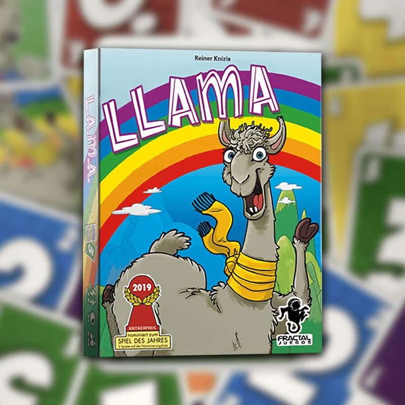 FRACTAL JUEGOS - Juego de Cartas Llama Familiar Español