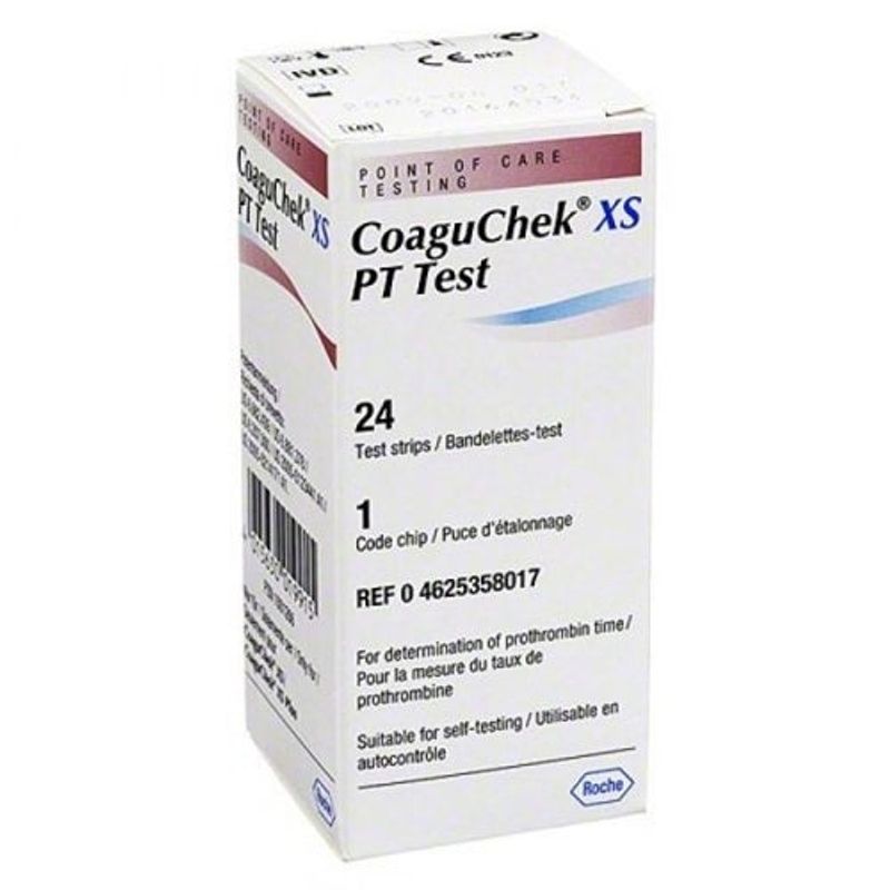 ROCHE - Tiras Reactivas CoaguChek XS 24 unidades