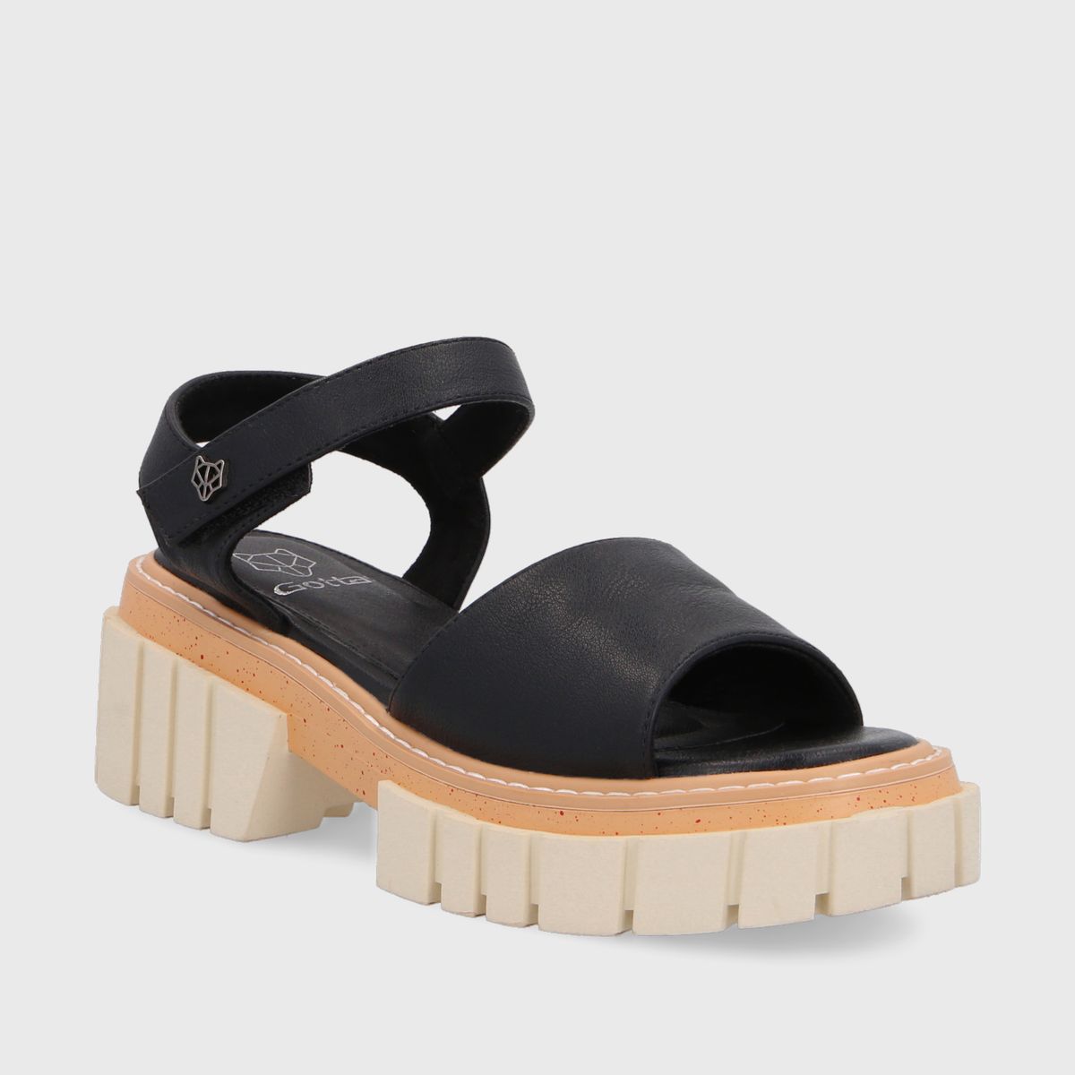 GOTTA - Sandalia Mujer Plataforma Negra 35161