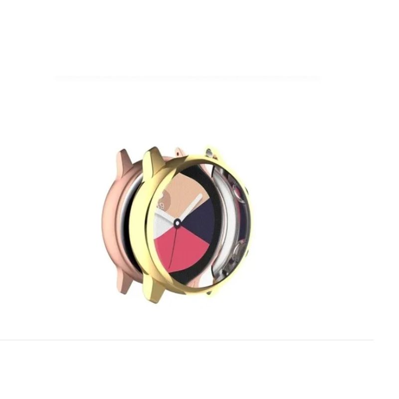 GENERICO - Carcasa Silicona Completa - Samsung Smartwatch Active Dorada