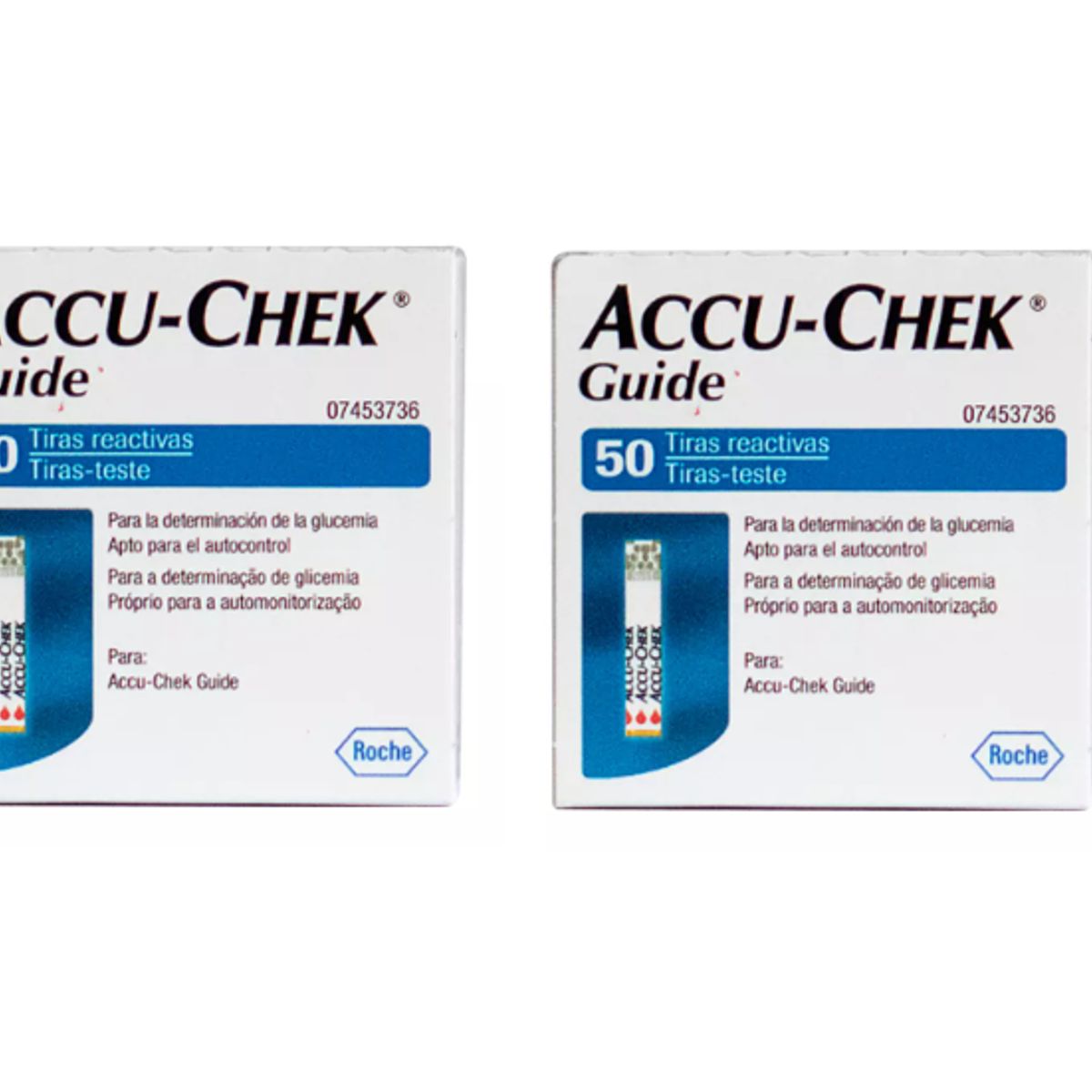 ACCU CHEK - 100 Tiras reactivas Accu-Chek® Guide