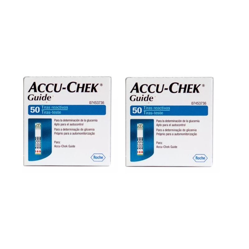 ACCU CHEK - 100 Tiras reactivas Accu-Chek® Guide