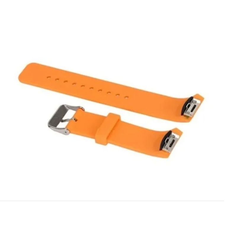 GENERICO - Correa Silicona Smarwatch Samsung Gear S2 R720 - Naranja