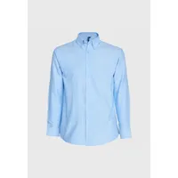 Camisa Oxford Regular Bolsillo Suelto M/L