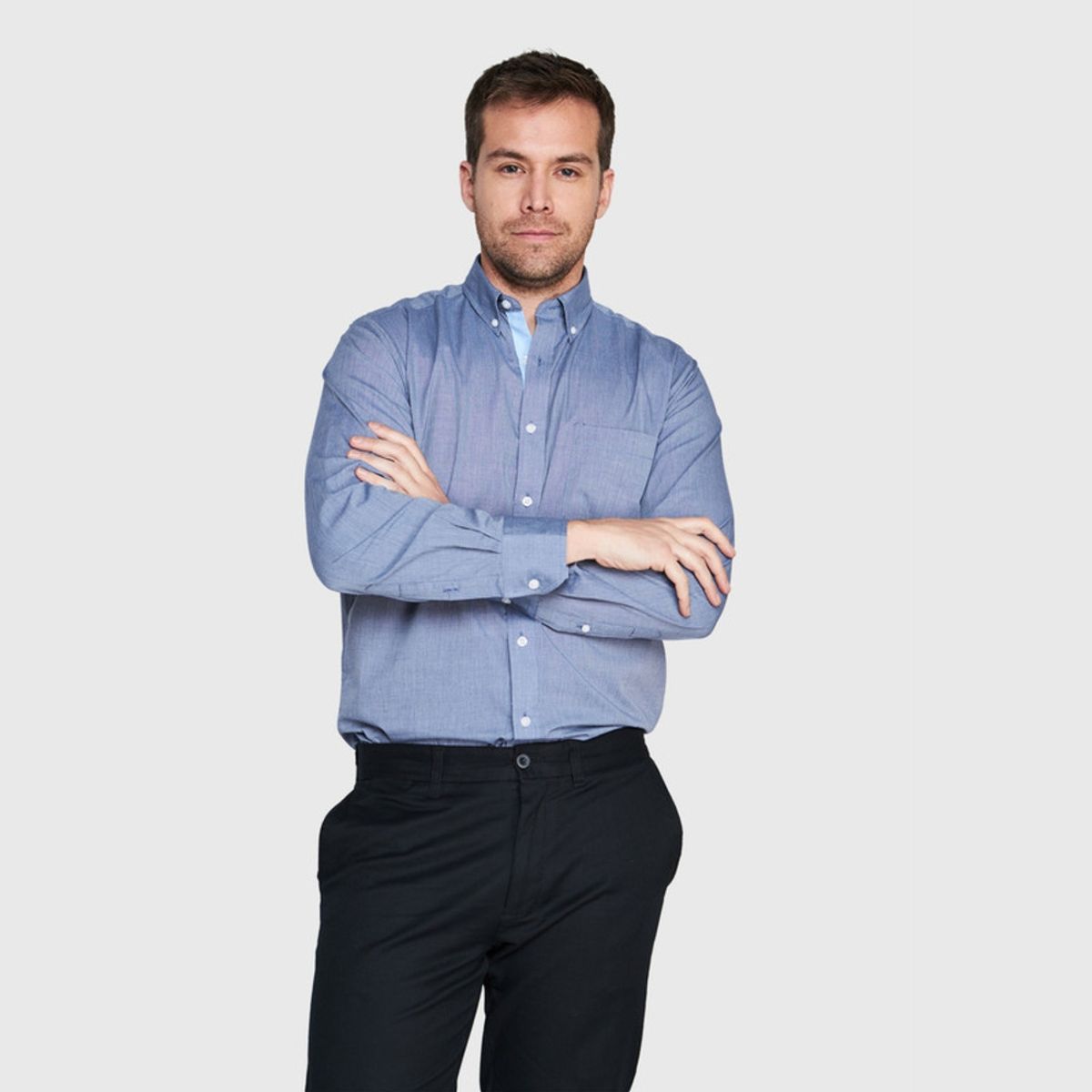 JAYSON - Camisa Fil A Fil M/L