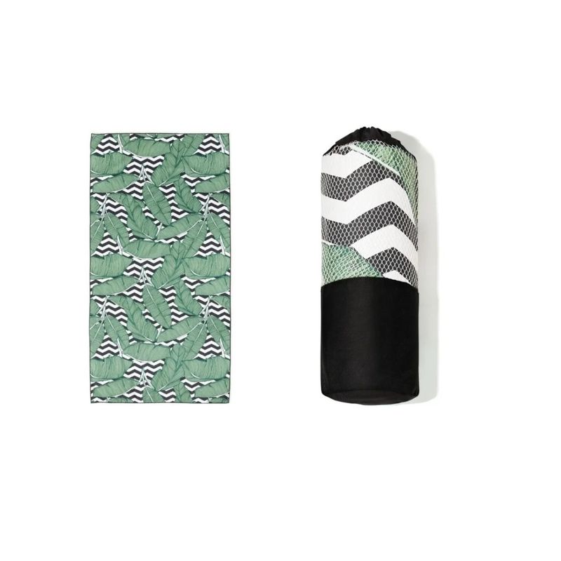 GENERICO - Toalla Rectangular Secado Rápido Microfibra Verde