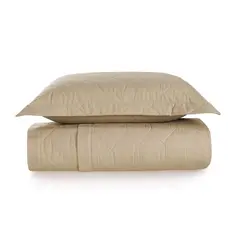 KARSTEN - Cubrecama Liss 1.5 plazas 180 hilos Beige
