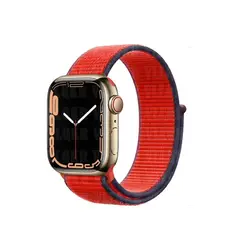 GENERICO - Correa Banda De Nylon Iwatch Applewatch Rojo 38-40-41MM
