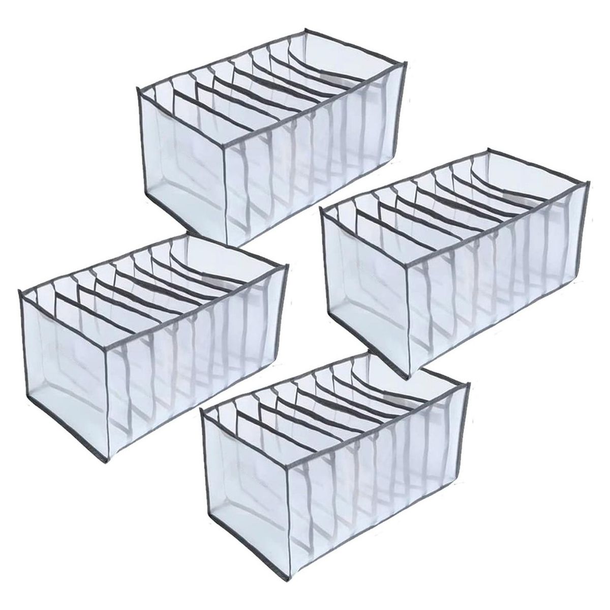 GLOBAL LATIN GROUP - Pack De 4 Organizadores De Ropa Para Armario Y Cajones