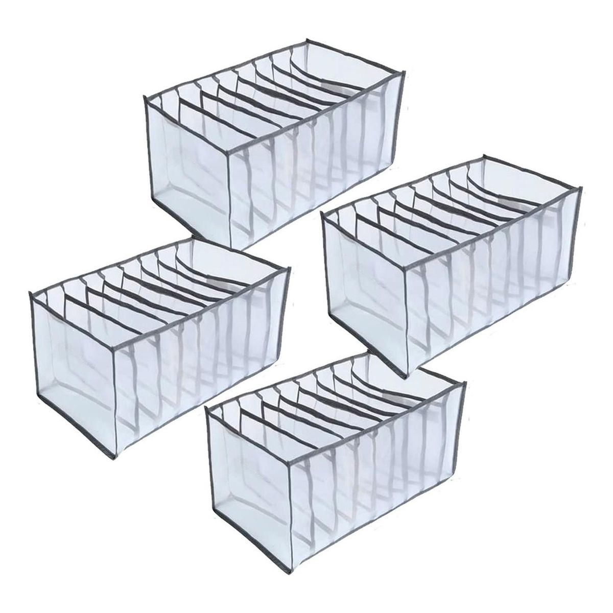 GLOBAL LATIN GROUP - Pack De 4 Organizadores De Ropa Para Armario Y Cajones