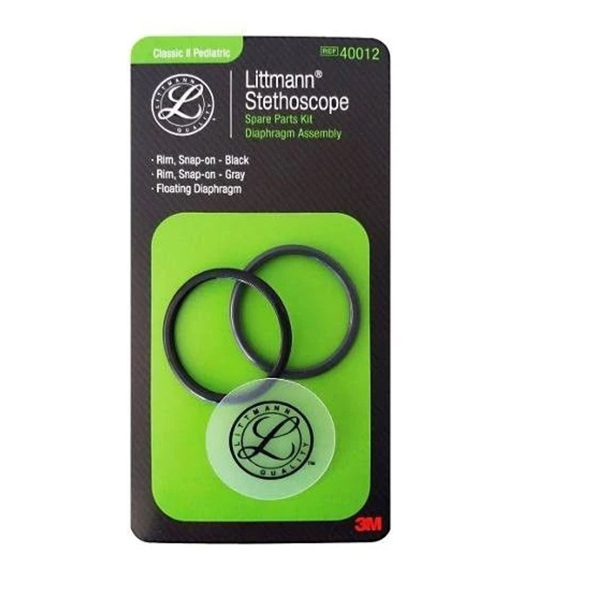 3M - Kit Repuesto 3m Littmann Pediátrico Negro