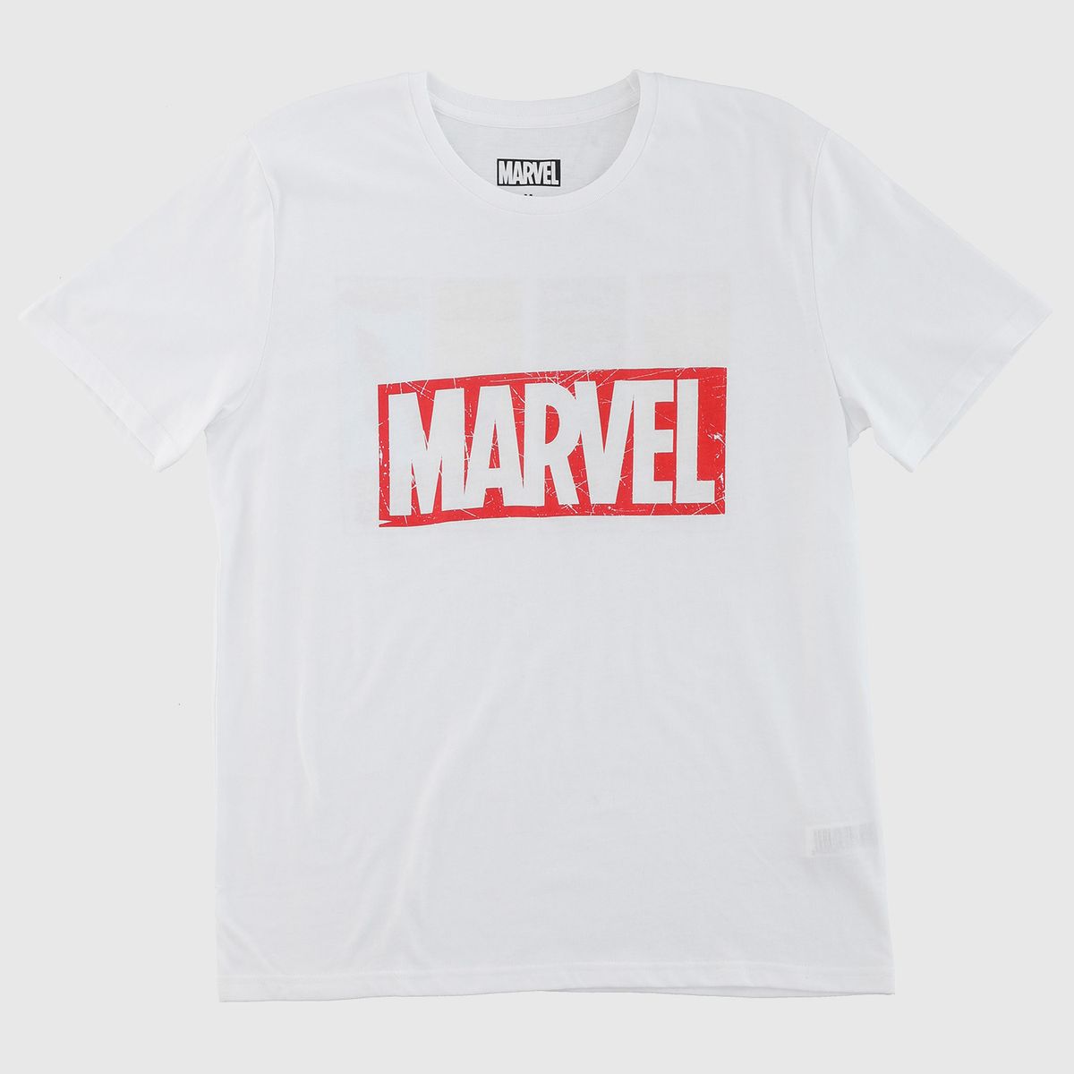 MARVEL - Polera Hombre Avengers Vintage Blanco Marvel