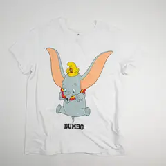 DISNEY - Polera Mujer Dumbo Fly Blanco