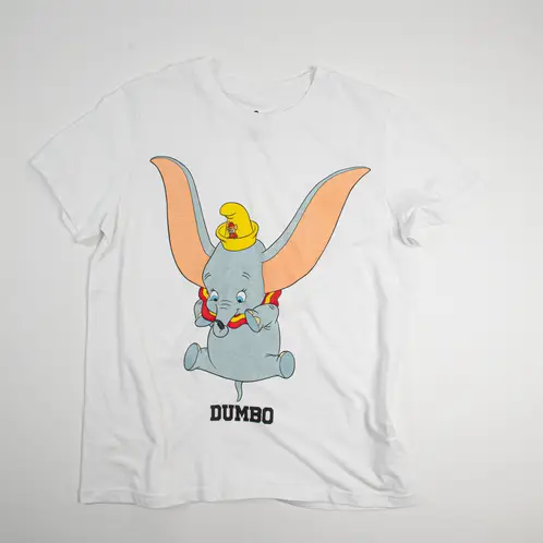 DISNEY - Polera Mujer Dumbo Fly Blanco