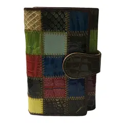 TODOPIEL - Billetera Cuero BI404 Multicolor Cuadros