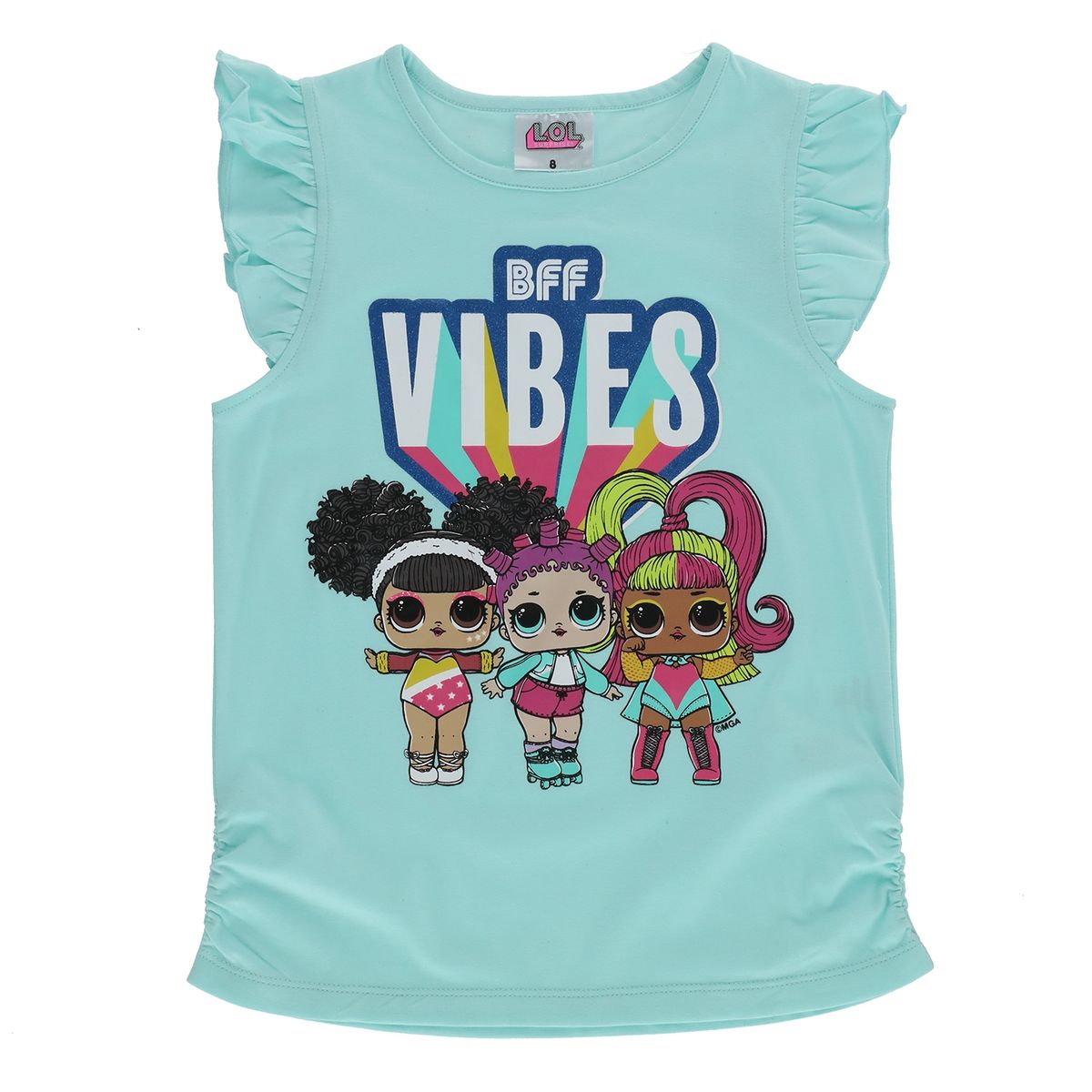 LOL SURPRISE - Polera Niña Bff Vibes Celeste Lol