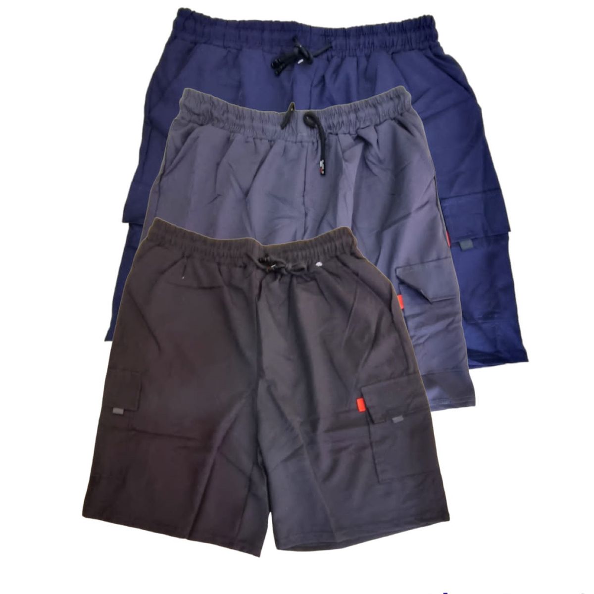 AGW - Pack 3 Short Hombre Secado Rápido Con Bolsillos.